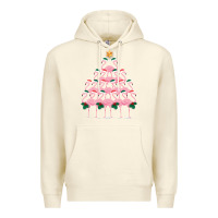 Sandshell Christmas Tree Flamingo Premium Hoodie - Bettercallsaul