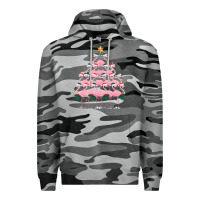 Slate Camo Christmas Tree Flamingo Premium Hoodie - Bettercallsaul