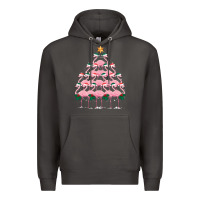 Smoke Christmas Tree Flamingo Premium Hoodie - Bettercallsaul
