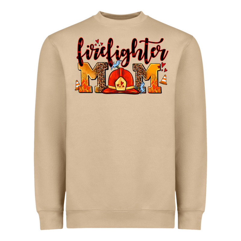 Firefighter  Mom Heavyweight Sweatshirt by AdoDesignShop | Teevron