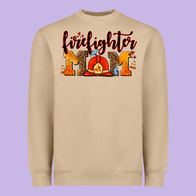 Firefighter  Mom Heavyweight Sweatshirt Designed By Adodesignshop