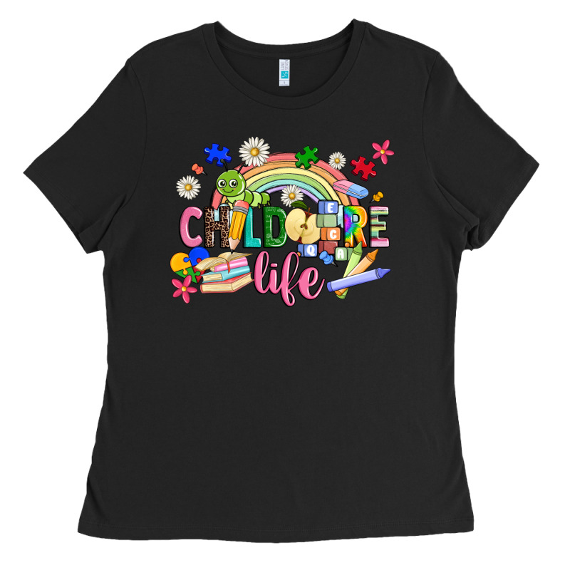 Childcare Life Ladies Tee by JahusDesignShop | Teevron