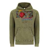 Vintage Olive love summer Vintage Hoodie - CowhideDigitalArt