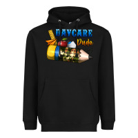 Black daycare dude Heavyweight Hoodie - BundleAndBundleShop