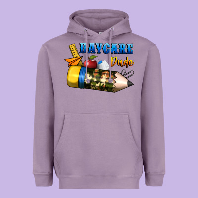 Daycare Dude Heavyweight Hoodie Designed By Bundleandbundleshop