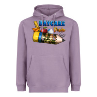 Lavender daycare dude Heavyweight Hoodie - BundleAndBundleShop