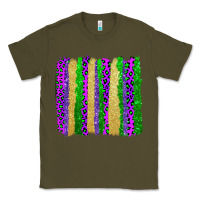 Army Green mardi gras brushstrokes Classic Tee - AdoDesignShop