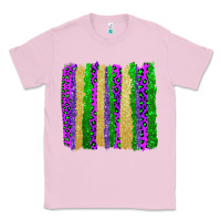 Bubblegum Pink mardi gras brushstrokes Classic Tee - AdoDesignShop