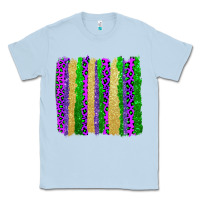 Dusty Blue mardi gras brushstrokes Classic Tee - AdoDesignShop