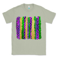 Matcha mardi gras brushstrokes Classic Tee - AdoDesignShop