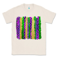 Natural mardi gras brushstrokes Classic Tee - AdoDesignShop