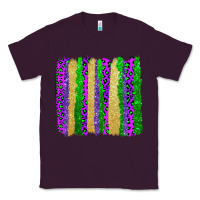 Plum mardi gras brushstrokes Classic Tee - AdoDesignShop