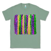 Sage mardi gras brushstrokes Classic Tee - AdoDesignShop