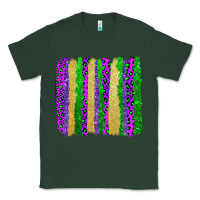 Sports Green mardi gras brushstrokes Classic Tee - AdoDesignShop