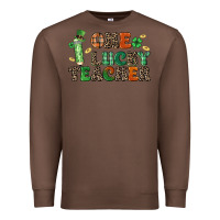 Chestnut one lucky teacher Premium Sweatshirt - LillyAllenDesigns