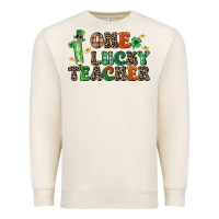 Sandshell one lucky teacher Premium Sweatshirt - LillyAllenDesigns