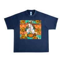 Navy Goat family fall pumpkins gemstone Urban Heavy Tee - Artiststas