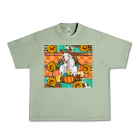 Oil Green Goat family fall pumpkins gemstone Urban Heavy Tee - Artiststas