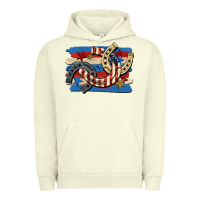 Pigment Pistachio 4th of july horseshoe Urban Hoodie - CowGirlArtShop