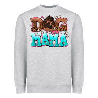 Heather Grey dog mama Heavyweight Sweatshirt - AdoDesignShop