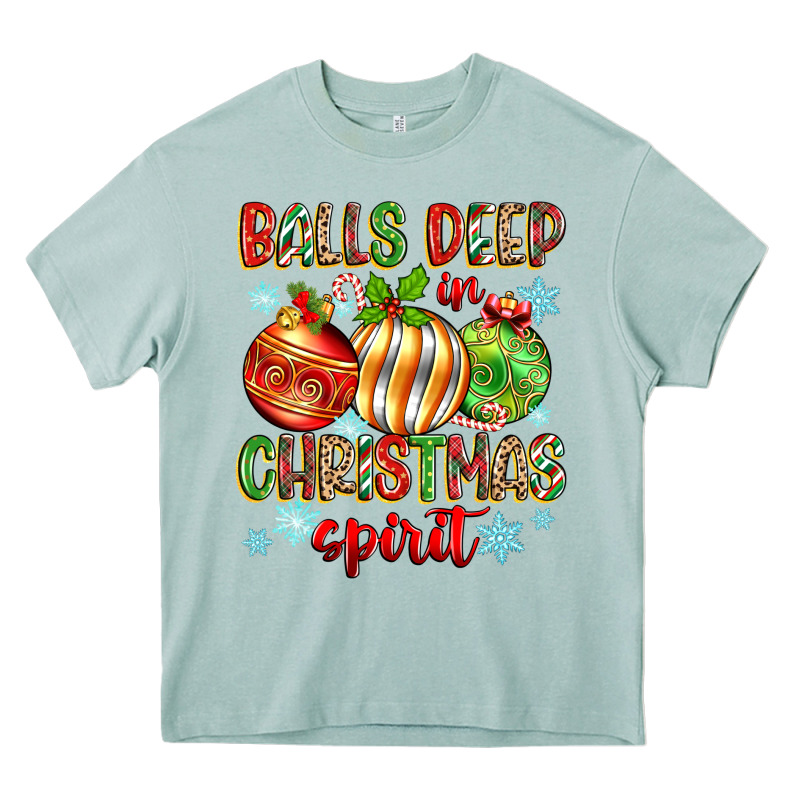 Balls Deep In Christmas Spirit Heavy Core Tee by Zillion Design Studio | Teevron
