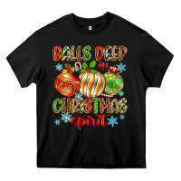 Black balls deep in christmas spirit Heavy Core Tee - Zillion Design Studio