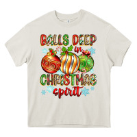 Cream balls deep in christmas spirit Heavy Core Tee - Zillion Design Studio