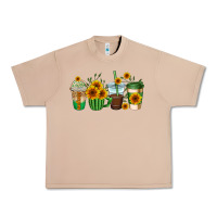 Burro sunflowers coffee cups Urban Heavy Tee - AdoDesignShop