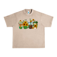 French Oak sunflowers coffee cups Urban Heavy Tee - AdoDesignShop