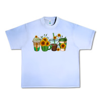 Grape Ice sunflowers coffee cups Urban Heavy Tee - AdoDesignShop
