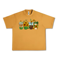 Peanut Butter sunflowers coffee cups Urban Heavy Tee - AdoDesignShop
