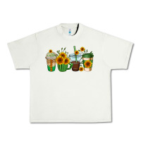 Pistachio sunflowers coffee cups Urban Heavy Tee - AdoDesignShop