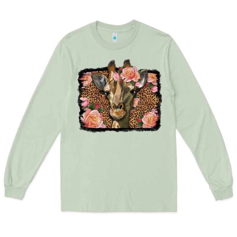Western Floral Giraffe Long Sleeve Tee by LillyAllenDesigns | Teevron