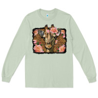 Matcha Western Floral Giraffe Long Sleeve Tee - LillyAllenDesigns
