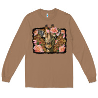 Toasted Coconut Western Floral Giraffe Long Sleeve Tee - LillyAllenDesigns