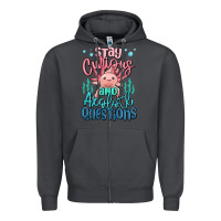 Smoke stay curious and axolotl questions Zipper Hoodie - MaliasSmallBusiness