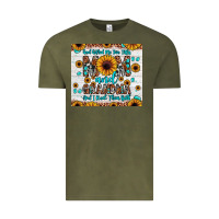 Vintage Olive god gifted me two titles mom and grandma and i rock them both Vintage Tee - JahusDesignShop