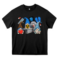Black mri gnomes Heavy Core Tee - Zillion Design Studio