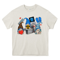 Cream mri gnomes Heavy Core Tee - Zillion Design Studio