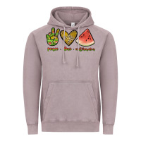 Vintage Zinc peace love watermelon Vintage Hoodie - JahusDesignShop