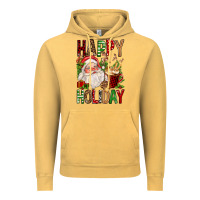 Vintage Mustard happy holiday santa claus christmas Vintage Hoodie - FaDigitalArtStudio