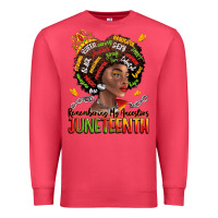 Cardinal remembering my ancestors juneteenth Premium Sweatshirt - LillyAllenDesigns