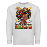 Dove Grey remembering my ancestors juneteenth Premium Sweatshirt - LillyAllenDesigns