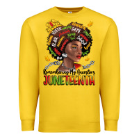 Lemon remembering my ancestors juneteenth Premium Sweatshirt - LillyAllenDesigns