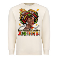 Sandshell remembering my ancestors juneteenth Premium Sweatshirt - LillyAllenDesigns