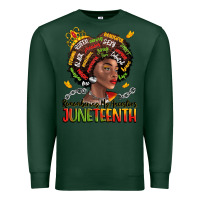 Sports Green remembering my ancestors juneteenth Premium Sweatshirt - LillyAllenDesigns