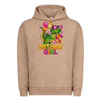 Pigment Burro 6th birthday girl t rex pink Urban Hoodie - CowGirlArtShop