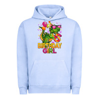 Pigment Grape Ice 6th birthday girl t rex pink Urban Hoodie - CowGirlArtShop