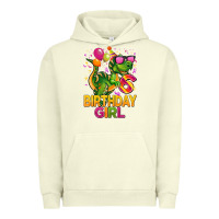 Pigment Pistachio 6th birthday girl t rex pink Urban Hoodie - CowGirlArtShop