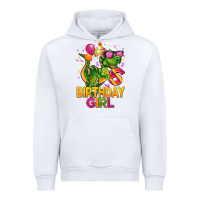 White 6th birthday girl t rex pink Urban Hoodie - CowGirlArtShop